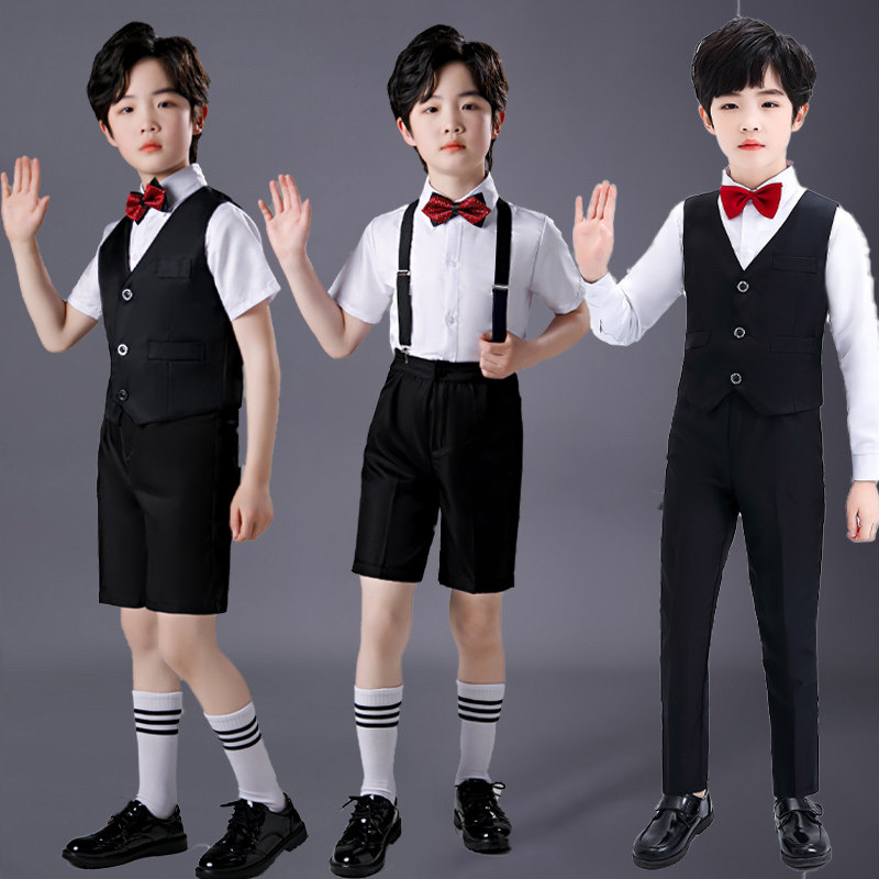 儿童大合唱演出服男孩礼服套装白衬衣西裤小学生朗诵服主持人男童,童装/婴儿装/亲子装,儿童演出服,淘宝优惠券,粉丝福利购,淘宝优惠卷