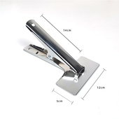 大号夹子会计凭证夹固定夹打孔机专用夹装 订夹财务办公强力票据夹