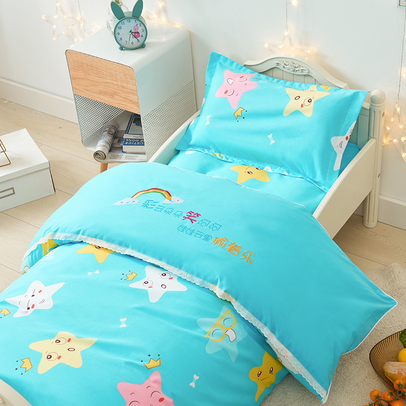 幼儿园被褥六件套被子三件套含芯纯棉专用入园宝宝儿童床上用品厚