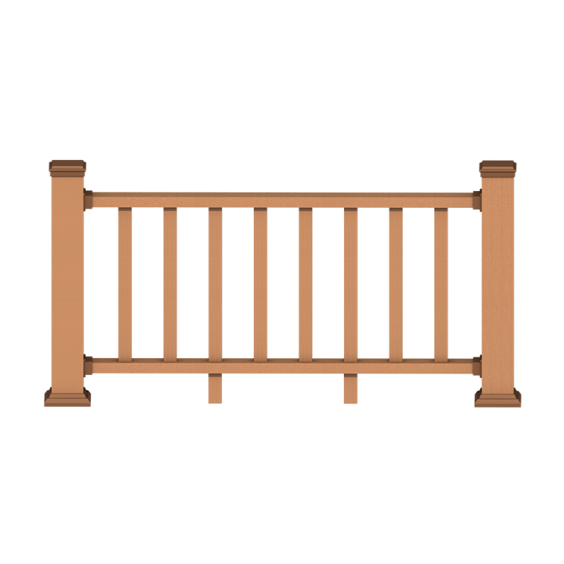 户外塑木扶手护栏实心木塑室外庭院阳台花园围栏栅栏防腐防水亭子