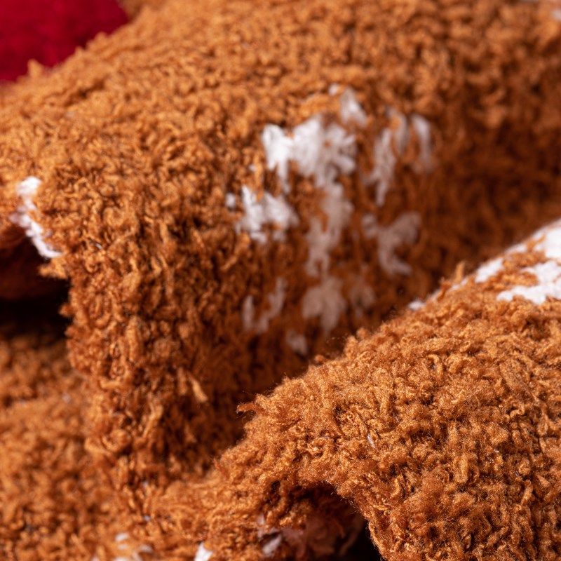 大红色圣诞袜子女中筒秋冬季珊瑚绒礼盒装加厚保暖居家睡眠地板袜,女士内衣/男士内衣/家居服,中筒袜,淘宝优惠券,粉丝福利购,淘宝优惠卷