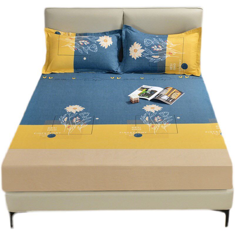 加厚全棉床笠被套四件套纯棉床罩床垫保护防尘罩三件套四季通用,床上用品,床笠,淘宝优惠券,粉丝福利购,淘宝优惠卷