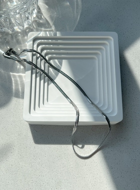 FJN Studio 春夏新款精工钛钢金银刀片项链女叠戴锁骨链高级颈链