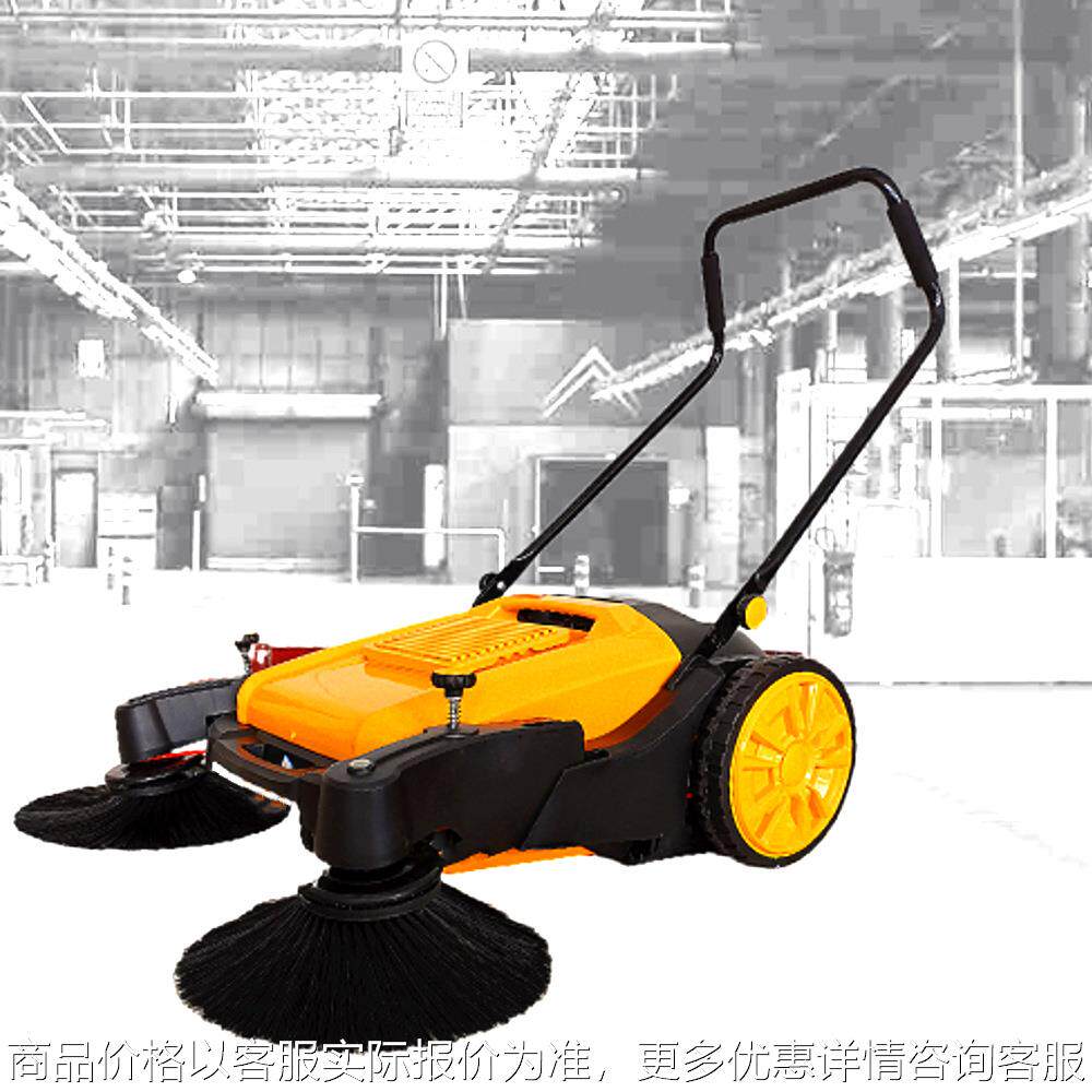 手推式扫地机无动力工厂庭院物业养殖场道路清洁吸尘清扫车