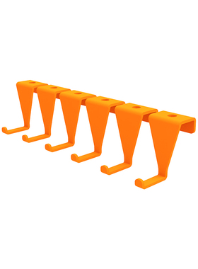 橙色厨房置物架配件 筷子t盒 置物盒 连排挂钩 案板架 单热卖