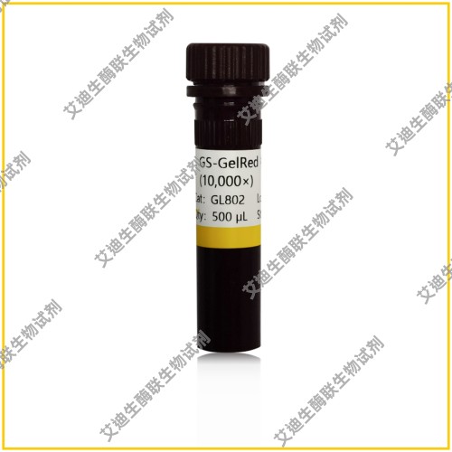 GS-GelRed核酸凝胶染料(10,000×)各种分子量DNA电泳,胶染/泡染法