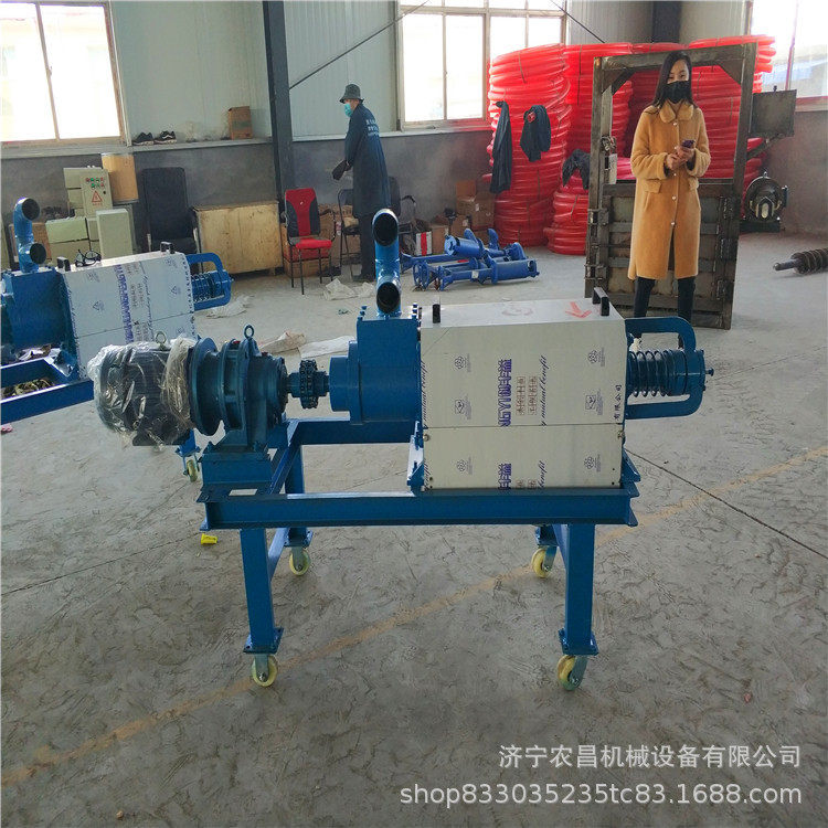 螺旋挤压鸡粪脱水设备 粪便脱水处理机 养鸡场抽粪机产地货源,机械设备,粉碎机,淘宝优惠券,粉丝福利购,淘宝优惠卷