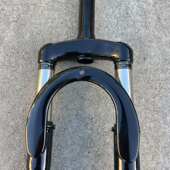 山地自行车减震前叉变速车碟刹器前叉无纹28.6直径叉子20 26寸