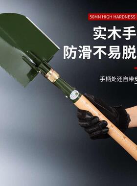 昌林208F锰钢工兵铲大号多功能折叠铁锹车载露营钓鱼兵工铲户外铲