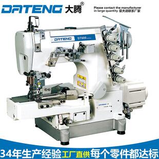 W600小方头电脑直驱缝纫机三针五线车机针织内衣压边600绷缝机