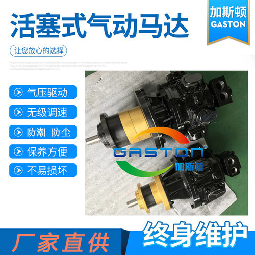 加斯顿AMH2高机械扭力电动大功率活塞式气动马达同荷兰Globe