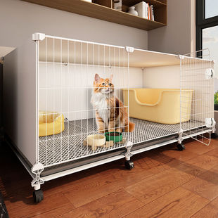猫笼子超大自由空间一层单层家用室内特大号带厕所豪华别墅繁殖笼