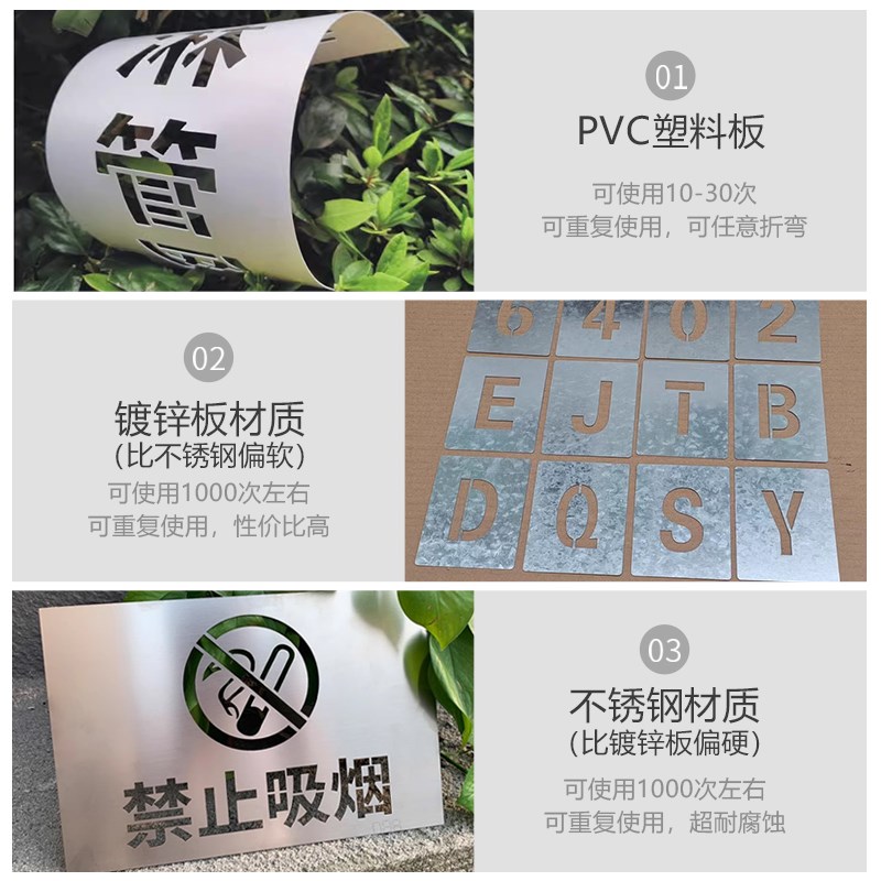 家装喷字装修放样模板3d全景工地放样模板施工水电放线镂空喷漆牌