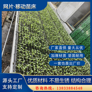 移动网片苗床热浸镀锌苗床温室育苗床蔬菜花卉种植苗床无土栽培