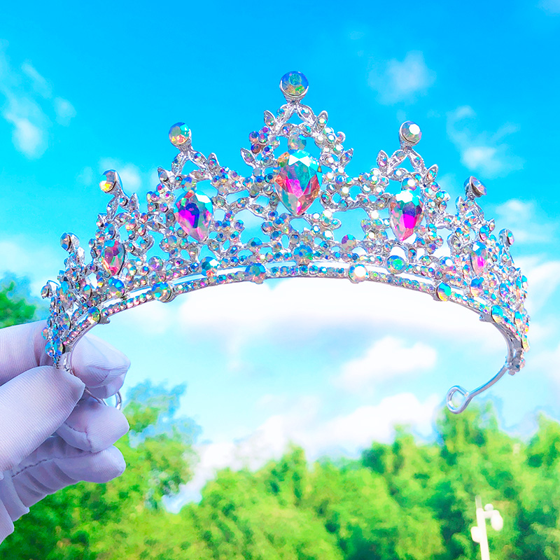 皇冠头饰儿童公主粉色小女孩头箍女童发箍小孩发饰发卡女发夹王冠