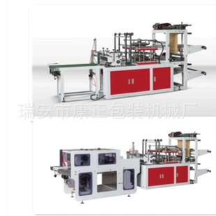 一次性手套制袋机 降解膜手套机 STJ 500型双层PE薄膜手套机