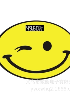 供应2003A丝印人体秤健康秤体重秤玻璃秤多图笑脸广告秤