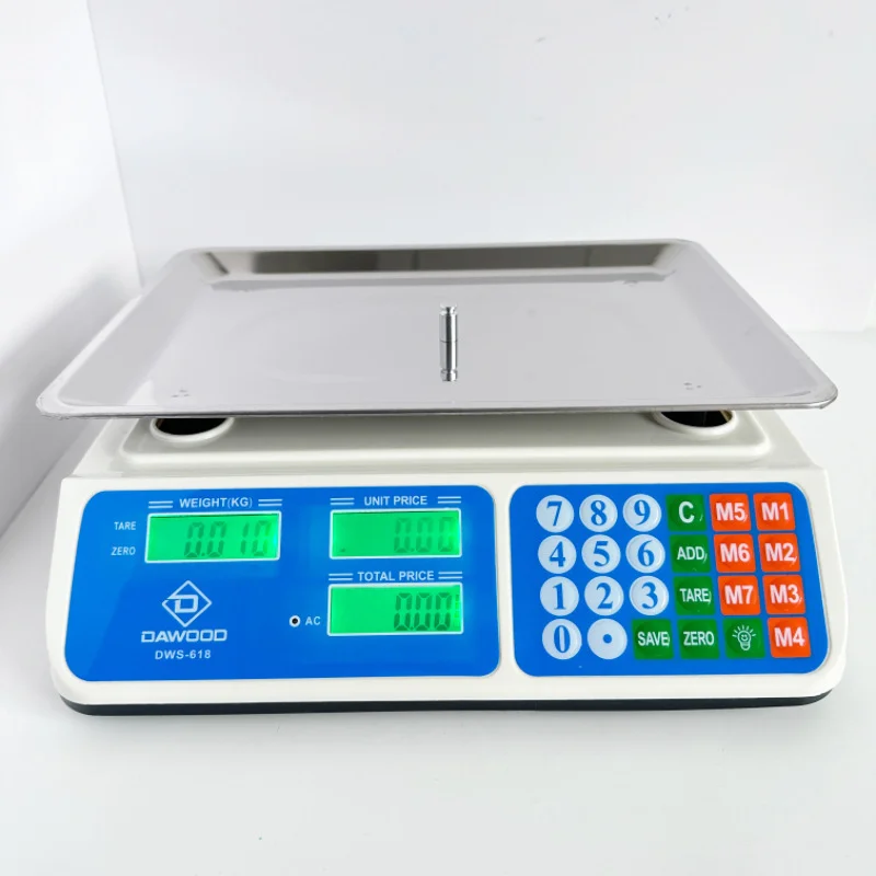 厂家直销618计价秤超市专用电子秤卖菜秤水果秤摆摊专用计价秤