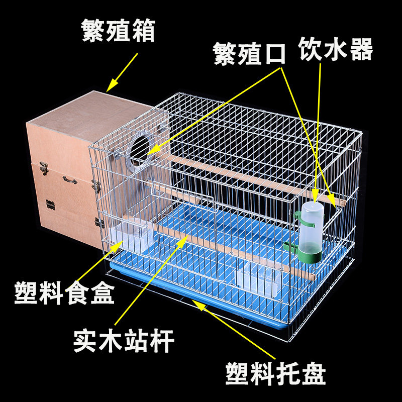 虎皮鹦鹉鸟笼中大型飞行笼镀锌八哥牡丹玄风加粗养殖大号繁殖笼,宠物/宠物食品及用品,宠物鸡/鸭/鸽笼,淘宝优惠券,粉丝福利购,淘宝优惠卷