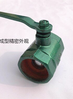 绿色烤漆球阀工程水阀 洒水车铸铁阀门球阀开关 DN25 40 50 65