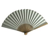 扇子免费定制题字古风中国风折扇男酒吧蹦迪宣纸布空白diy广告扇