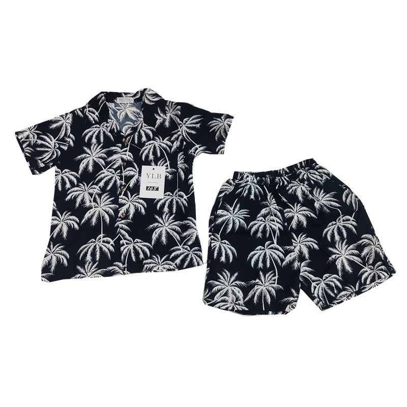 海南岛服沙滩服三亚夏威夷旅游男女童中大童大码衬衫碎花168绵绸,童装/婴儿装/亲子装,儿童演出服,淘宝优惠券,粉丝福利购,淘宝优惠卷