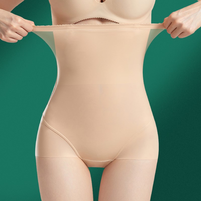大码高腰强力收腹小肚子提臀内裤女夏季薄款胖mm200斤无痕塑身裤