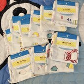 2卡只要19.99元 轻薄易干柔软纯棉纱布巾口水巾 新生婴儿bi备4条装