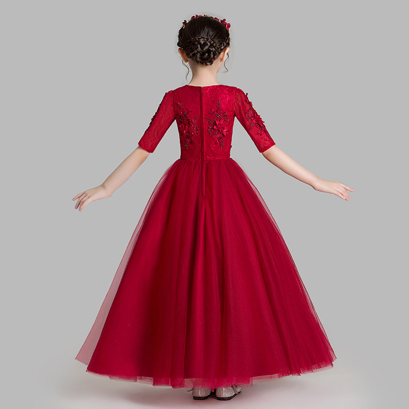 2021新款儿童婚纱花童晚礼服公主裙女童走秀高贵气质小女孩演出服,童装/婴儿装/亲子装,儿童礼服,淘宝优惠券,粉丝福利购,淘宝优惠卷