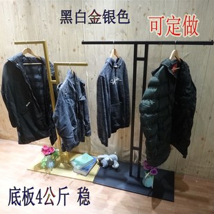 服装卖场商场高低展示架中岛双臂挂衣架T型大货架男女装货架落地