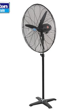 德通风扇强力风扇三档调速落地式工业风扇摇头牛角电风扇DF650-4