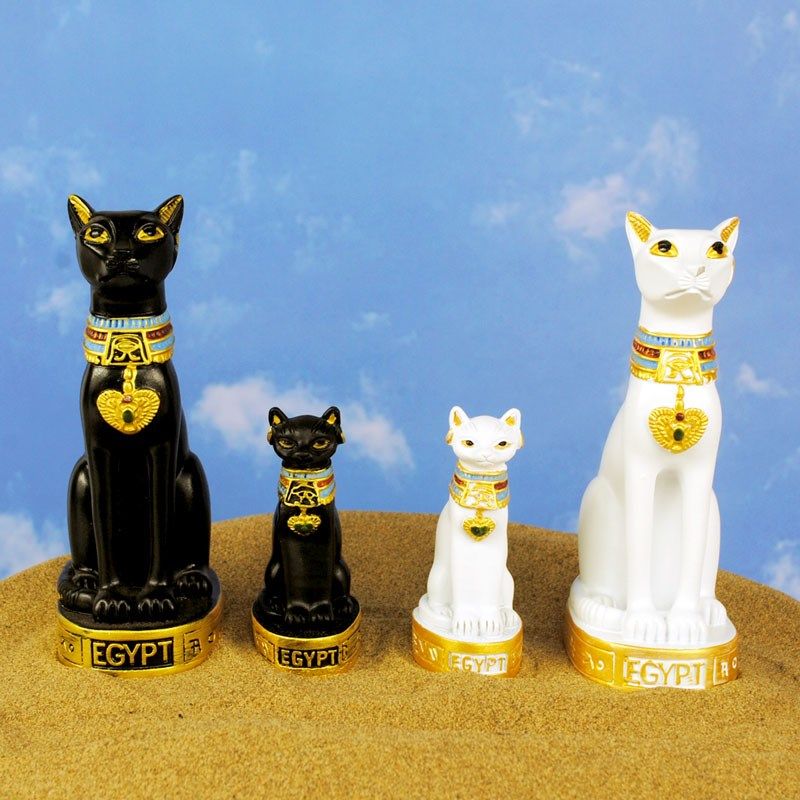 埃及猫神贝c斯特白色招财猫摆件家居客厅电视柜酒柜装饰品桌面摆,家居饰品,装饰摆件,淘宝优惠券,粉丝福利购,淘宝优惠卷