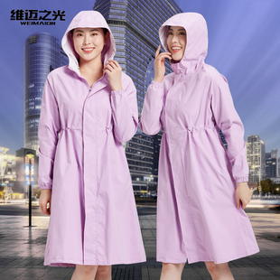 长款时尚雨衣全身防暴雨成人女生单人风衣外套学生电动车雨披韩版