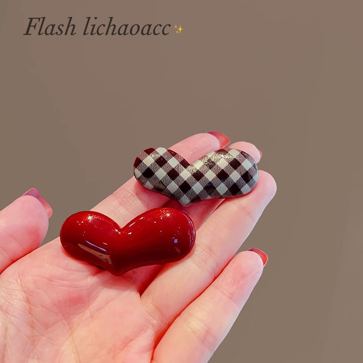 精致爱心头发夹子2024新款发卡女高级感洋气时尚小夹子发饰刘海夹,饰品/流行首饰/时尚饰品新,发饰,淘宝优惠券,粉丝福利购,淘宝优惠卷