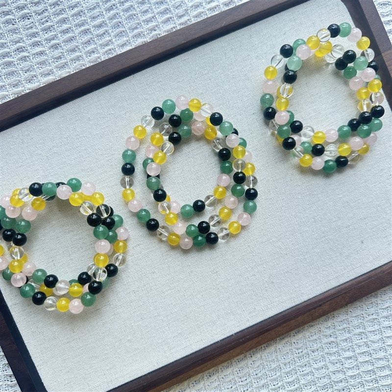 定制款水木火土金天然水晶小循环三圈手链颈链双用手串礼物,饰品/流行首饰/时尚饰品新,手饰/手串,淘宝优惠券,粉丝福利购,淘宝优惠卷