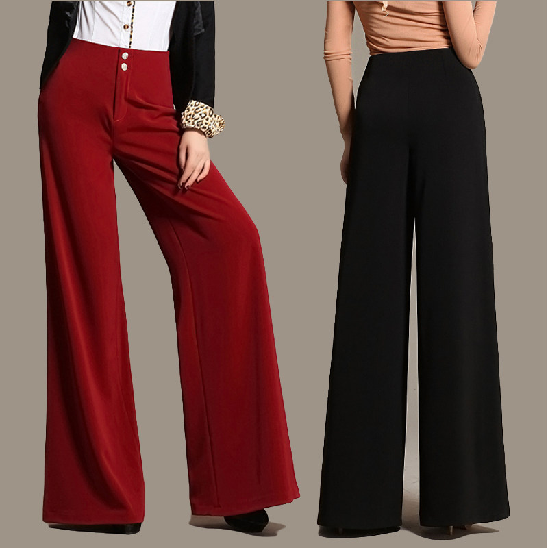 阔腿裤女春夏2024新高腰休闲裤长裤裙裤宽松裤子直筒白色大脚甩裤