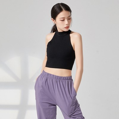 现代舞蹈练功服女紧身舞蹈工字背心芭蕾古典O舞服上衣基本功艺考