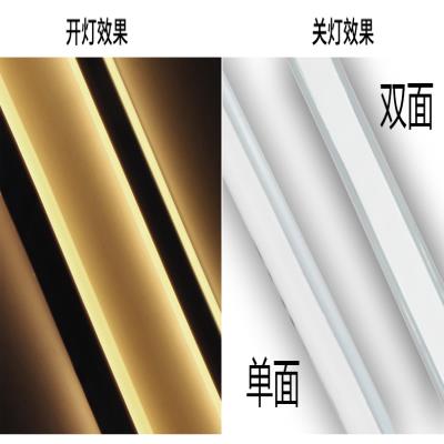低压12伏霓虹荧光led灯带条粘广告F灯箱汽M车车内转向日行氛围灯