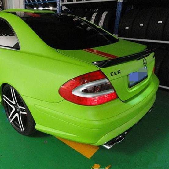 适用于奔驰 W209 CLK200 280 350 55 63碳纤维压尾翼改装定风尾翼