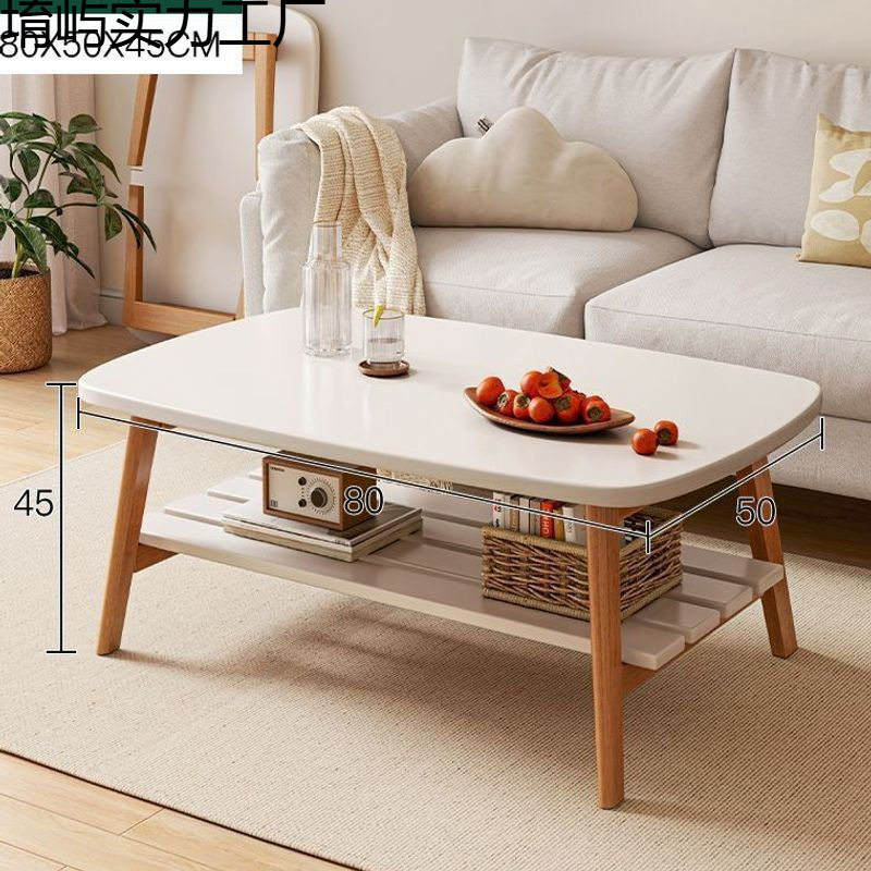 可折叠茶几小户型客厅家用茶几餐桌两用卧室小矮桌实木简约小桌子