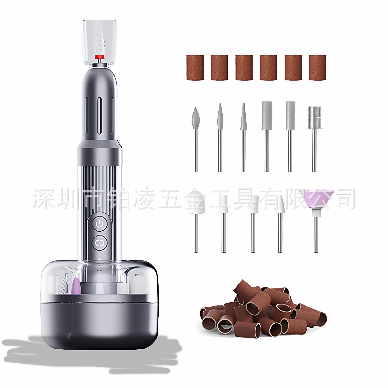 外贸电动美甲打磨机磨甲器便携式卸甲仪家用打磨修甲抛光器