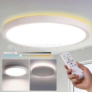 吸顶灯led超薄卧室灯暖白光小夜灯简约现代家装照明直销密封