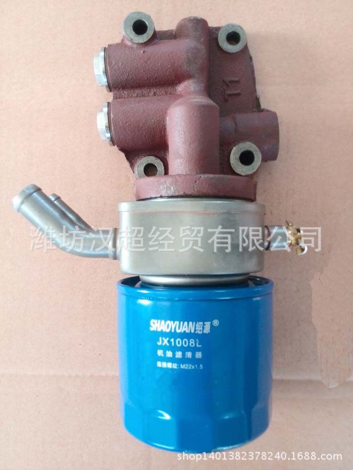 厂家直销批发JX1008L横置机油滤清器总成机滤总成柴油机配件