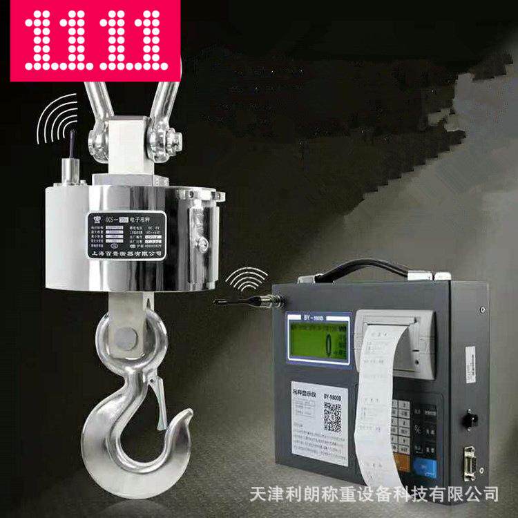 盾牌电子吊秤ocs-10t无线天车秤沧州十吨带打印电子吊钩秤