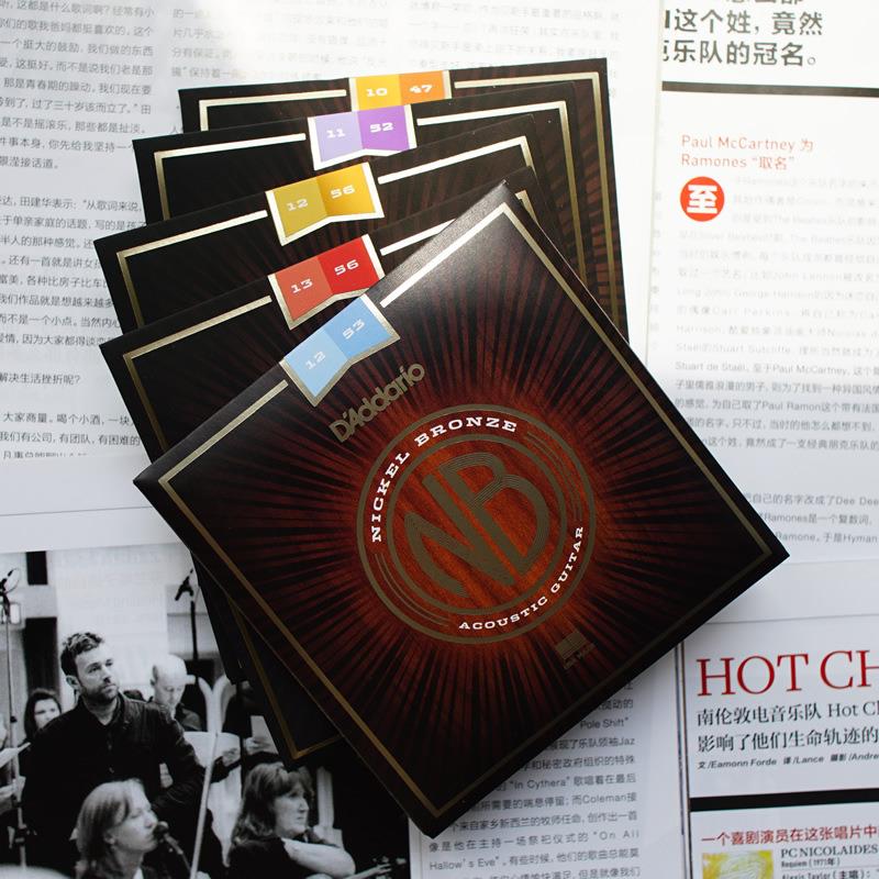 镍铜民谣吉他弦NB1253NB1047NB115241寸吉他琴弦