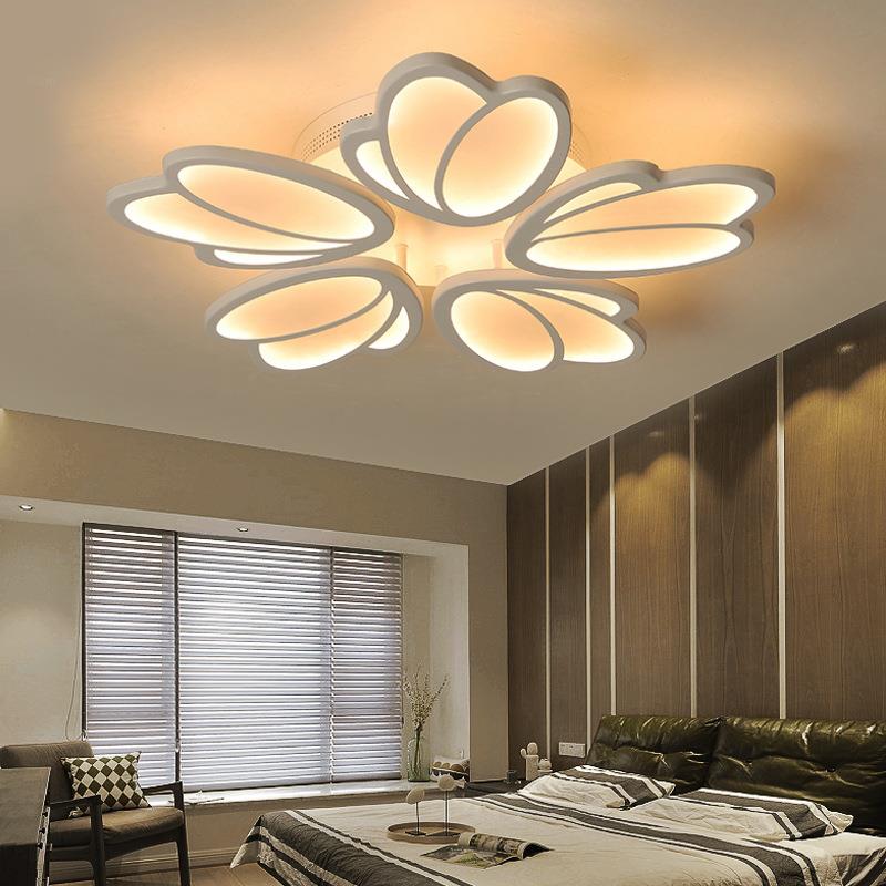 客厅灯现代创意个性家用大气led吸顶温馨浪漫房间主卧室灯具