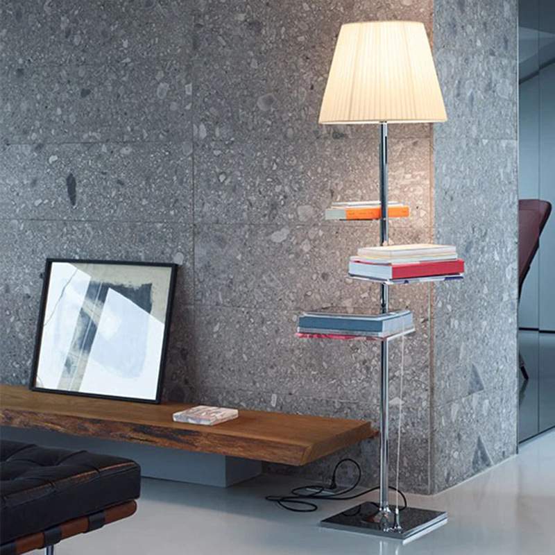 意大利Bibliotheque落地灯设计师样板房卧室客厅置物架摆件书架灯