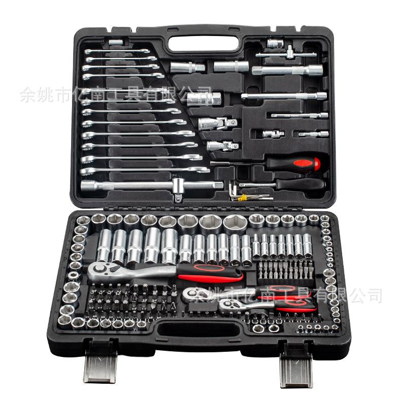 216件套套筒套装扳手汽修维修带棘轮216pc手动工具