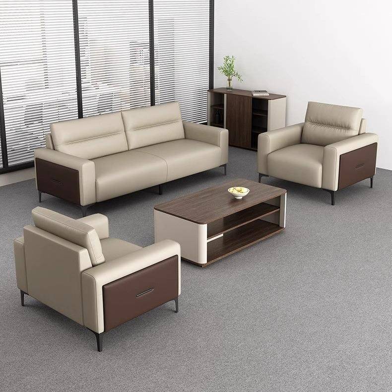 宴宏办公室沙发商务茶几组合套装会客简约现代休息区公司接待洽谈