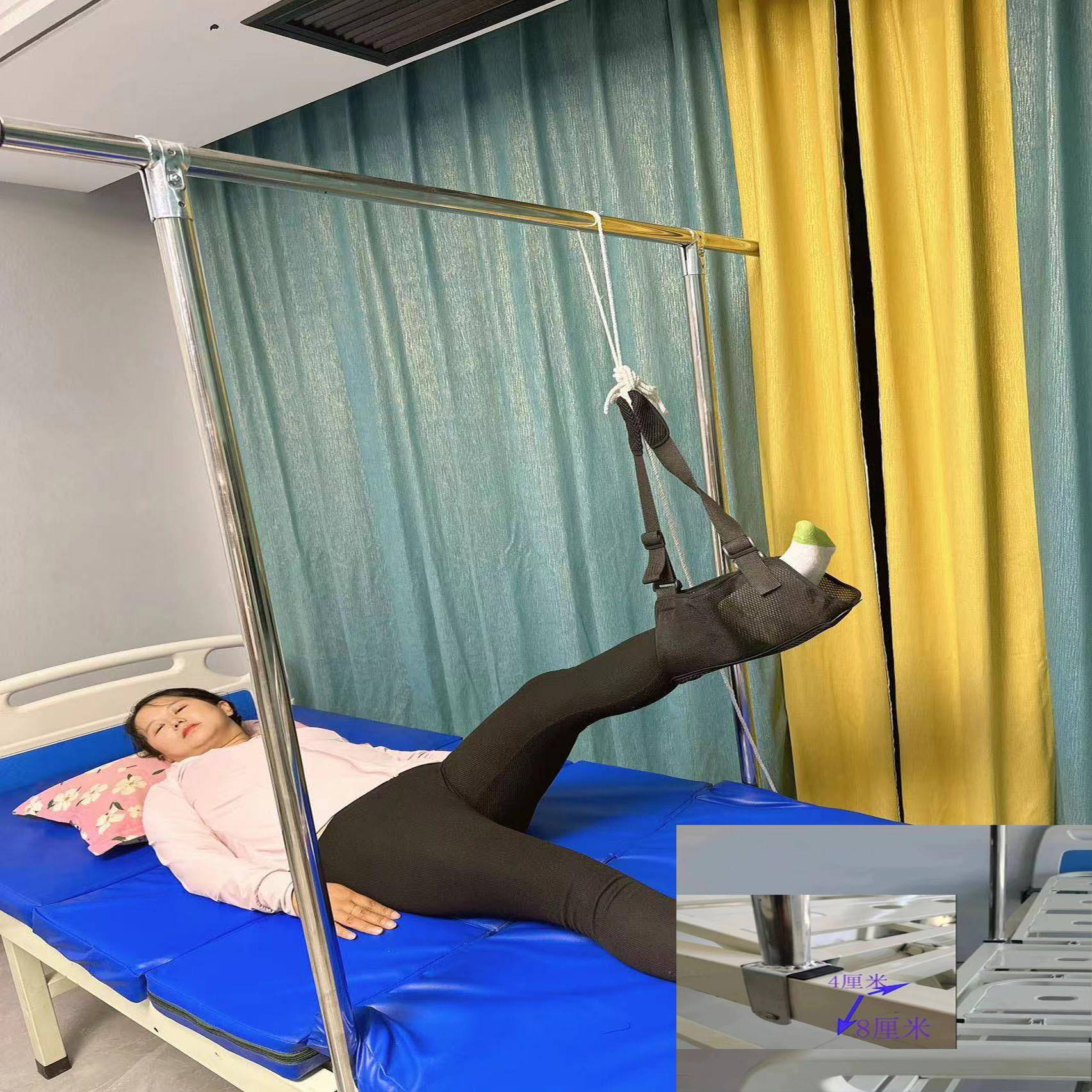 床上装下肢皮吊带大腿骨折器腿部拉伸器家用膝关节床头吊砖固定架